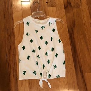cactus crop top